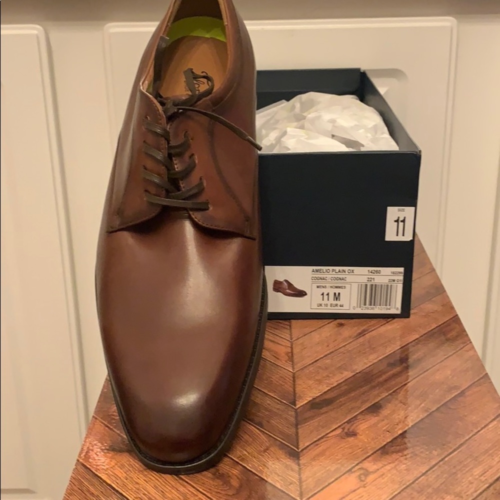 Florsheim Amelio Plain Leather Oxford - Size 10 OR 11